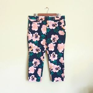 Banana Republic Floral Capris Size 12